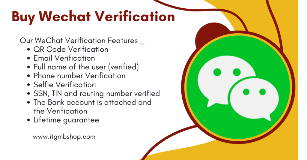 Buy Wechat Verification