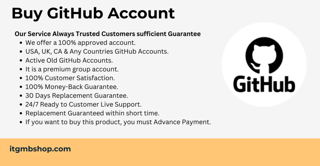 Buy GitHub Account